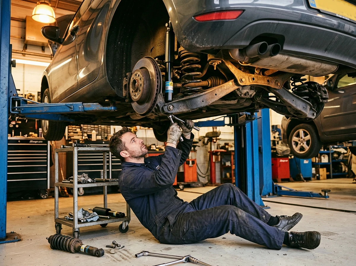 Réparation suspension et amortisseurs automobile